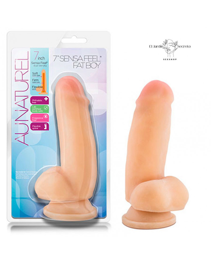 Dildo Fat Boy Beige 18cm Blush Novelties Dildo Realista Punto G